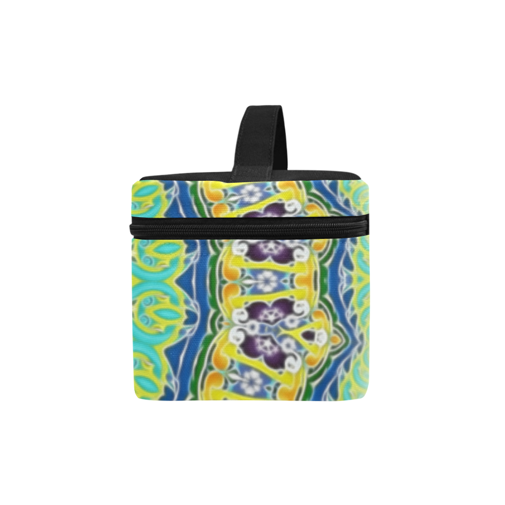 Power Mandala - Blue Green Yellow Lilac Lunch Bag/Large (Model 1658)