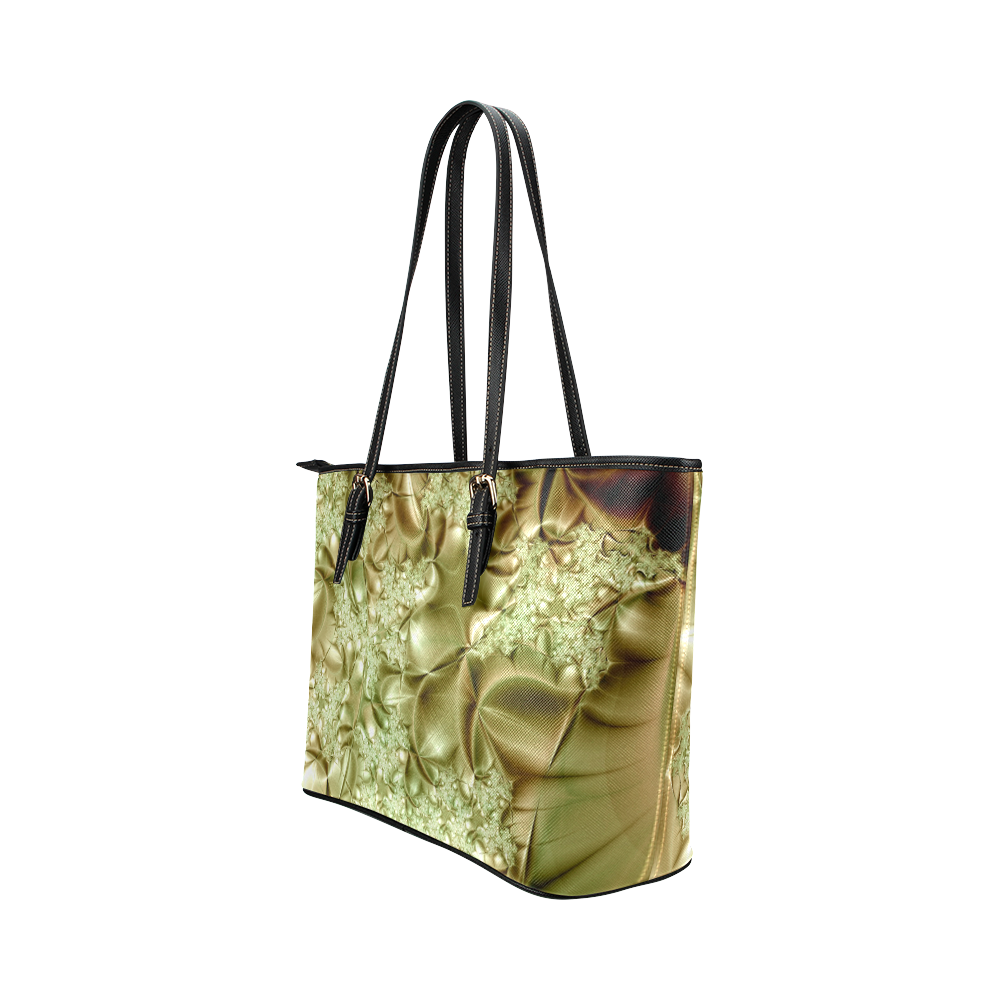 Silk Road Leather Tote Bag/Small (Model 1651)