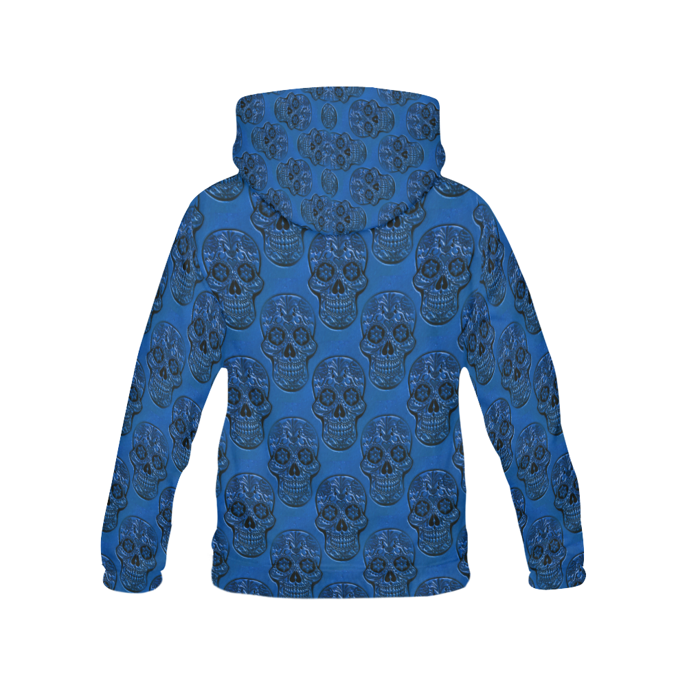 Skull20170509_by_JAMColors All Over Print Hoodie for Women (USA Size) (Model H13)