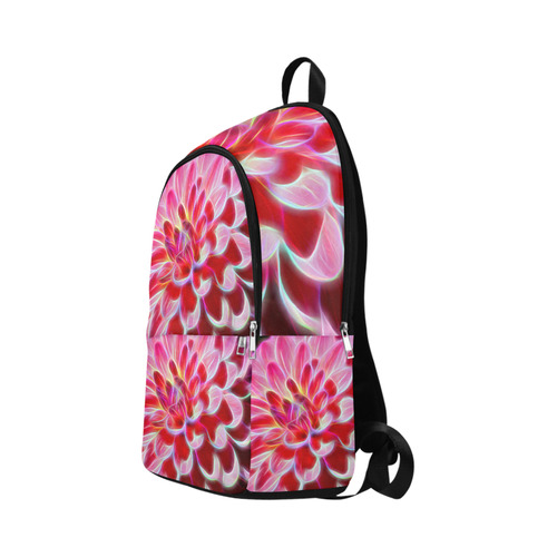 Pink Chrysanthemum Topaz Fabric Backpack for Adult (Model 1659)