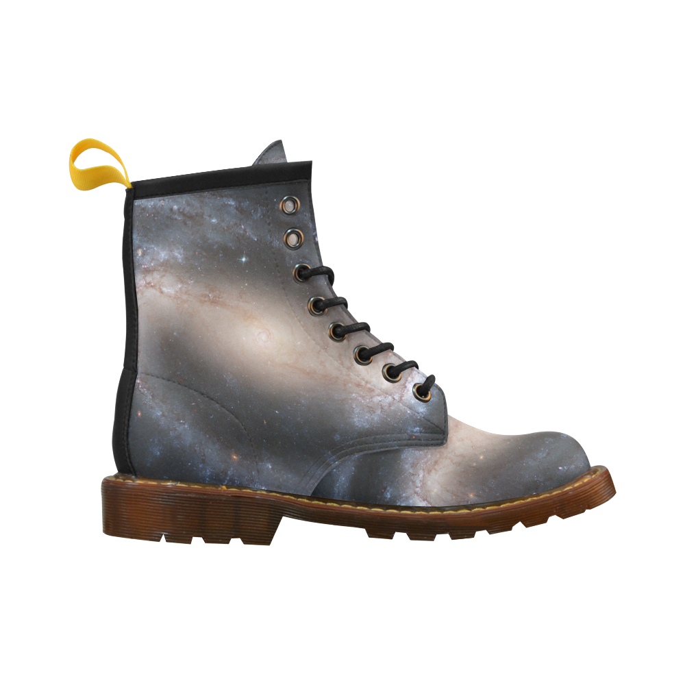Barred spiral galaxy NGC 1300 High Grade PU Leather Martin Boots For Women Model 402H