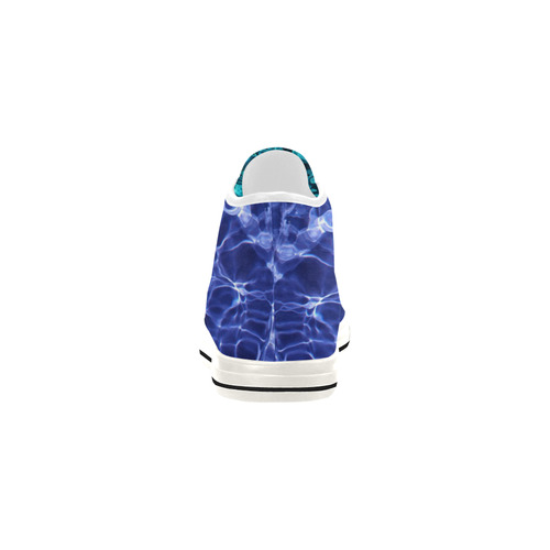 Electric Blue Globes Vancouver H Women's Canvas Shoes (1013-1)