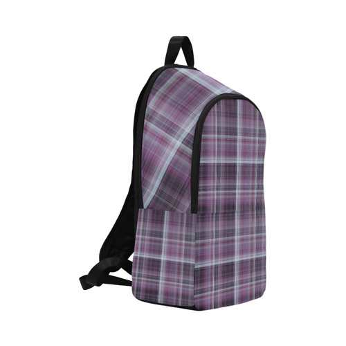 purple plaid Fabric Backpack for Adult (Model 1659)