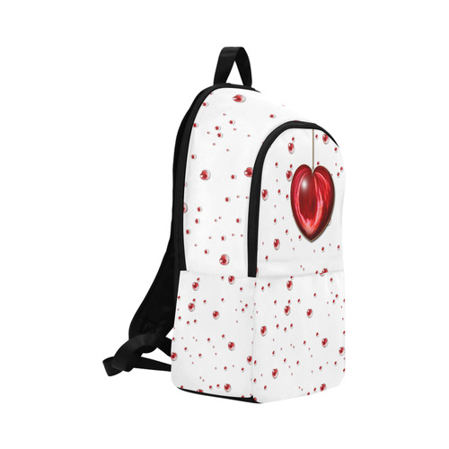 Valentine Heart Fabric Backpack for Adult (Model 1659)