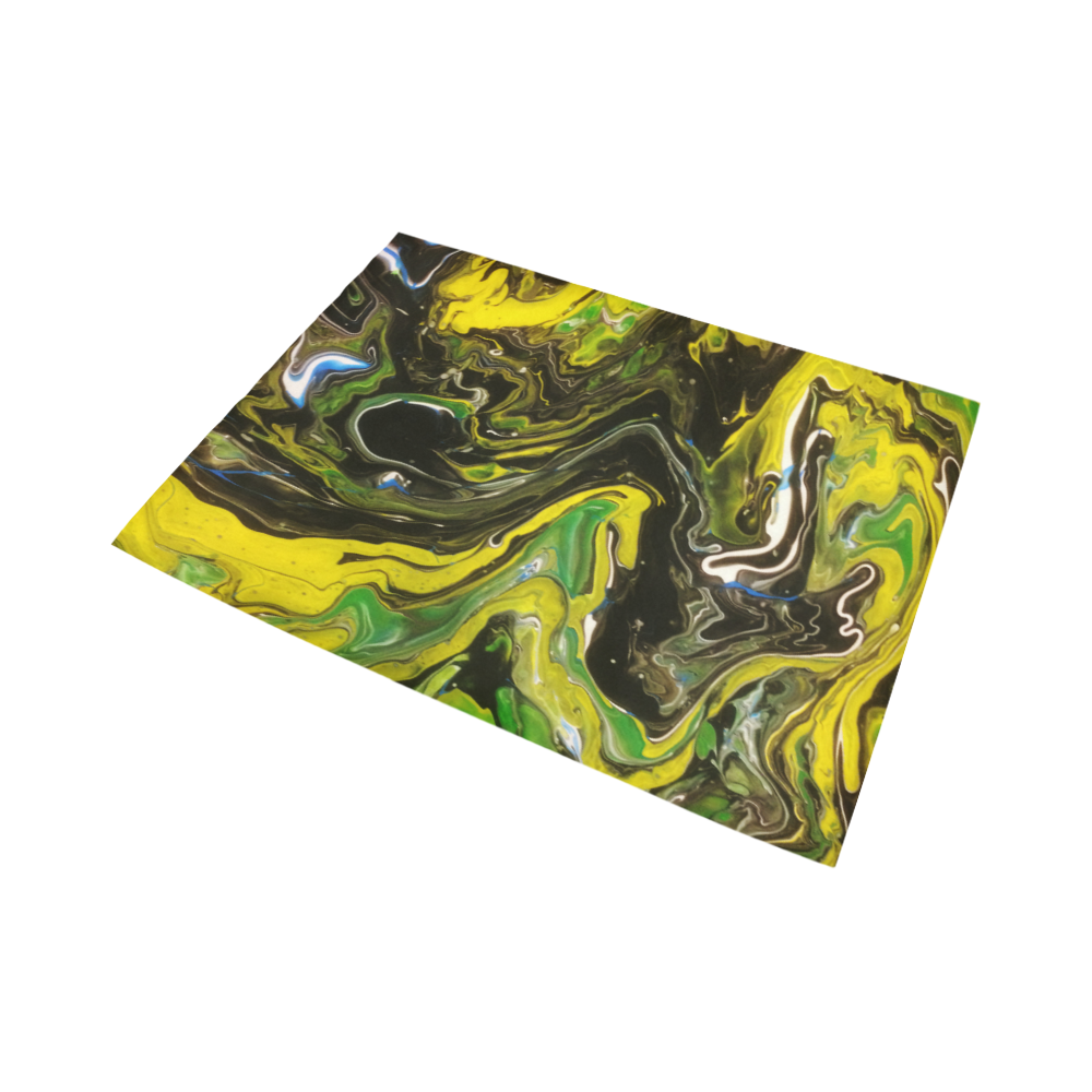 Liquified Rainforest Area Rug7'x5'