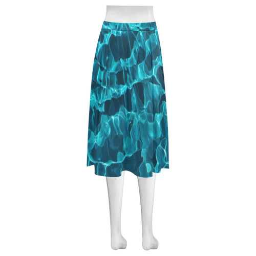 Blue Grass Roots Mnemosyne Women's Crepe Skirt (Model D16)