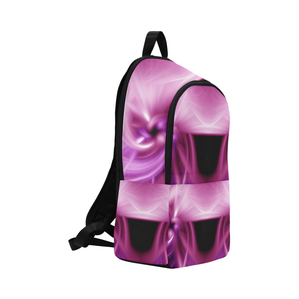 Pink Twist Fabric Backpack for Adult (Model 1659)
