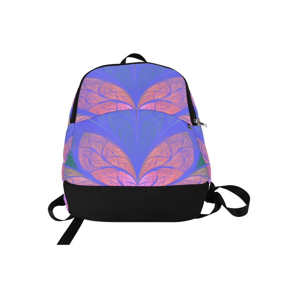 morning lotus Fabric Backpack for Adult (Model 1659)