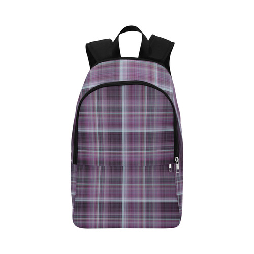 purple plaid Fabric Backpack for Adult (Model 1659)