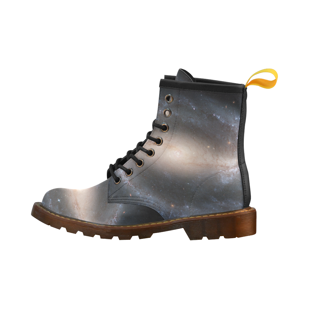Barred spiral galaxy NGC 1300 High Grade PU Leather Martin Boots For Women Model 402H