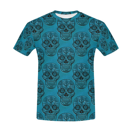 Skull20170508_by_JAMColors All Over Print T-Shirt for Men (USA Size) (Model T40)
