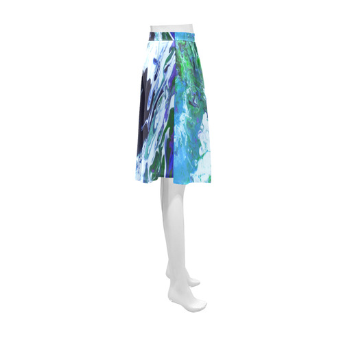 Arctic Moss Athena Women's Short Skirt (Model D15)