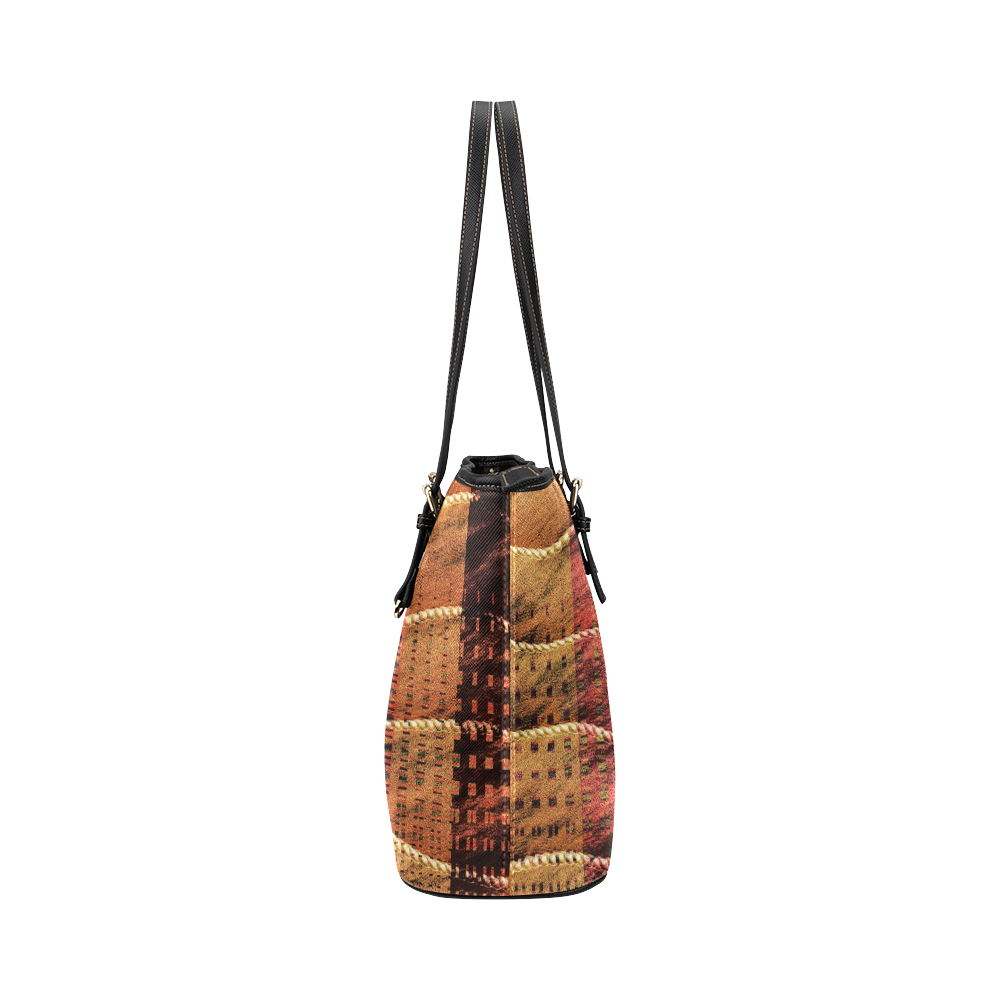 Batik Maharani #6 - Jera Nour Leather Tote Bag/Large (Model 1651)