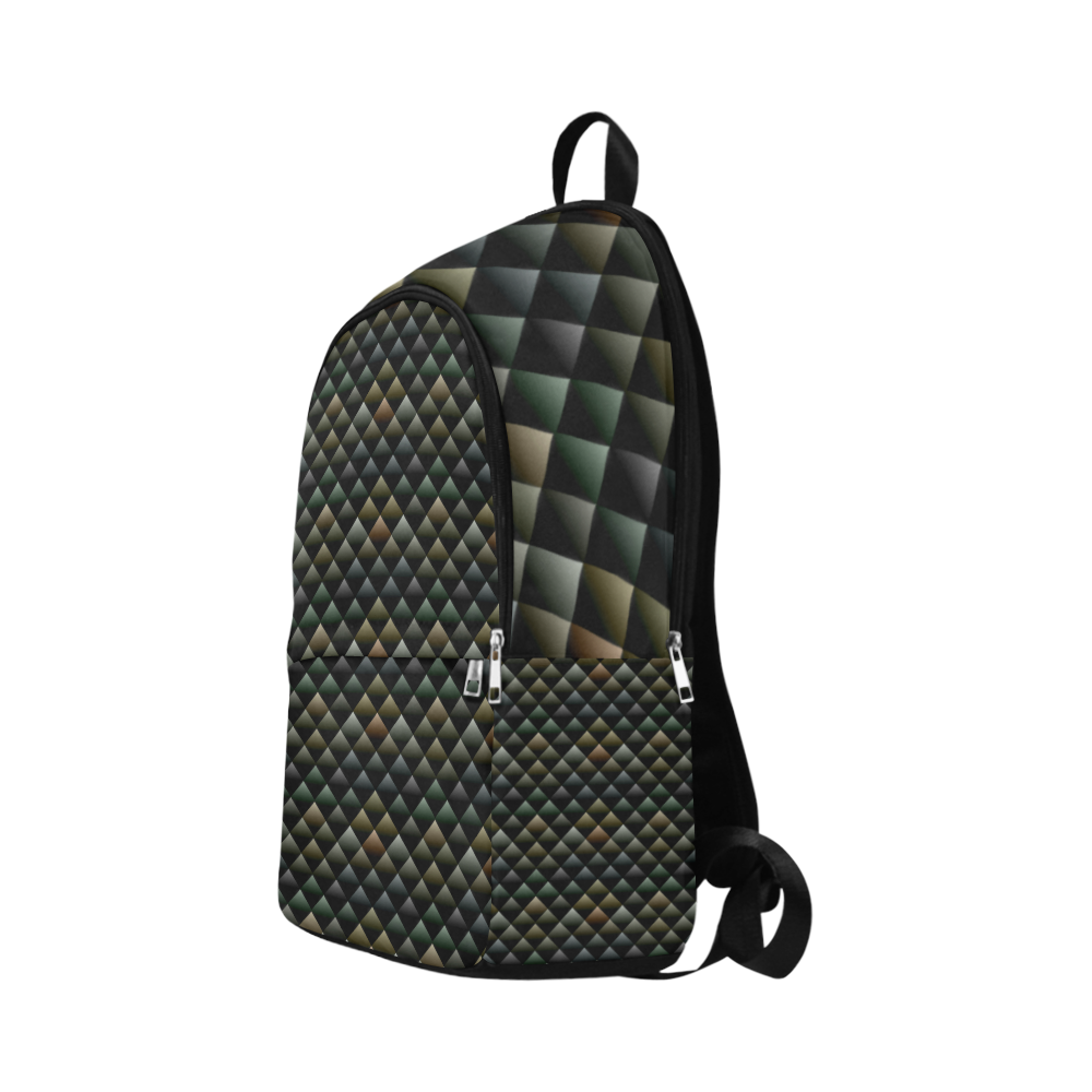 snake skin Fabric Backpack for Adult (Model 1659)