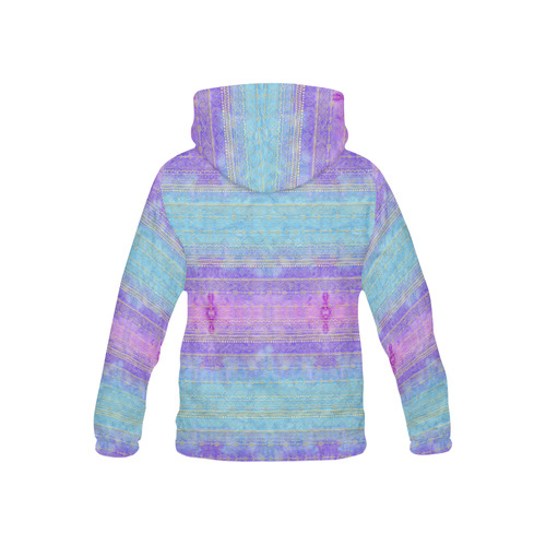boho pattern, golden tribals and arrow, tie dye All Over Print Hoodie for Kid (USA Size) (Model H13)