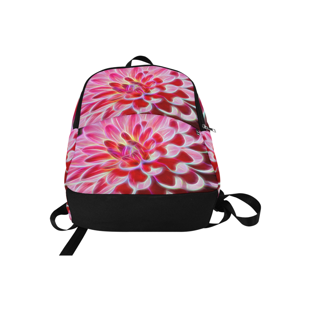 Pink Chrysanthemum Topaz Fabric Backpack for Adult (Model 1659)