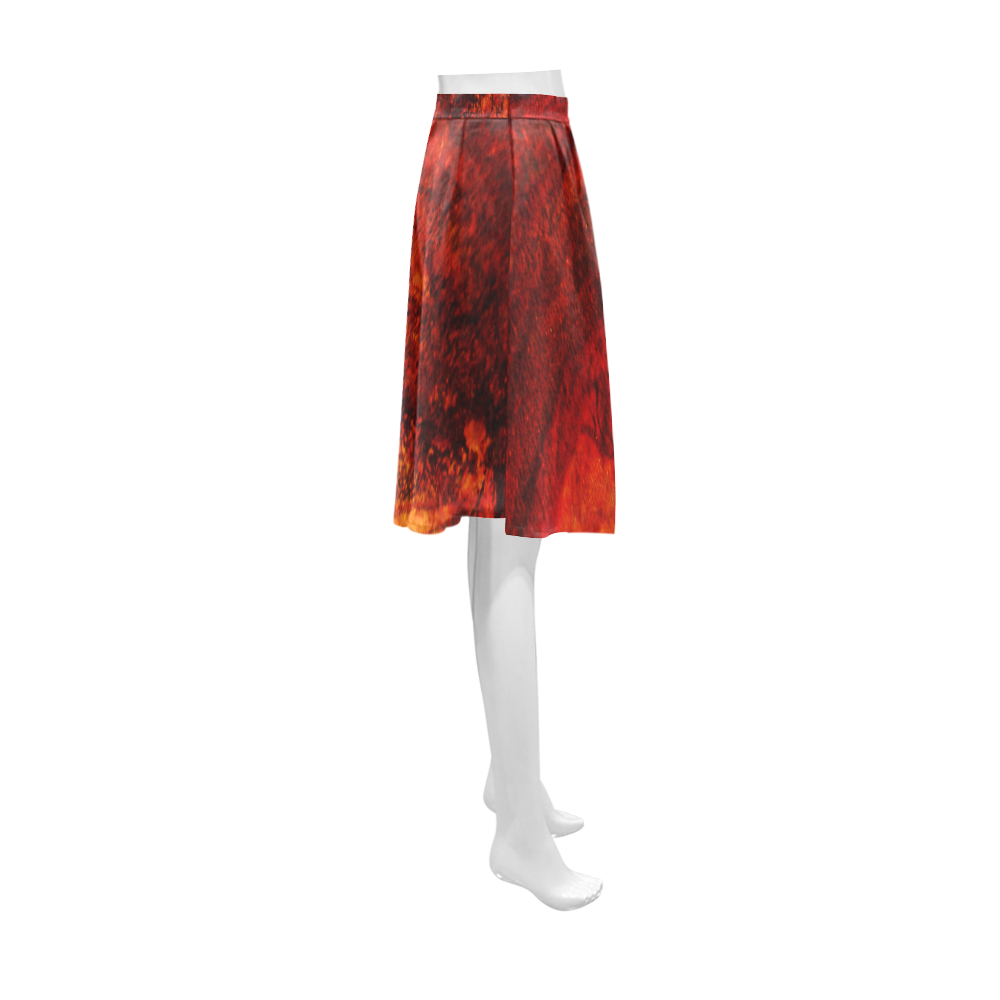 Red Sands of Mars Athena Women's Short Skirt (Model D15)