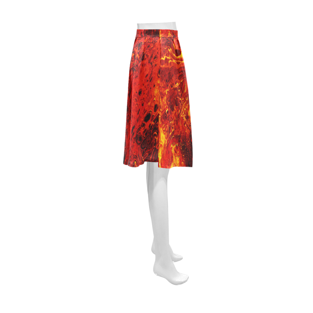 Torched Athena Women's Short Skirt (Model D15)