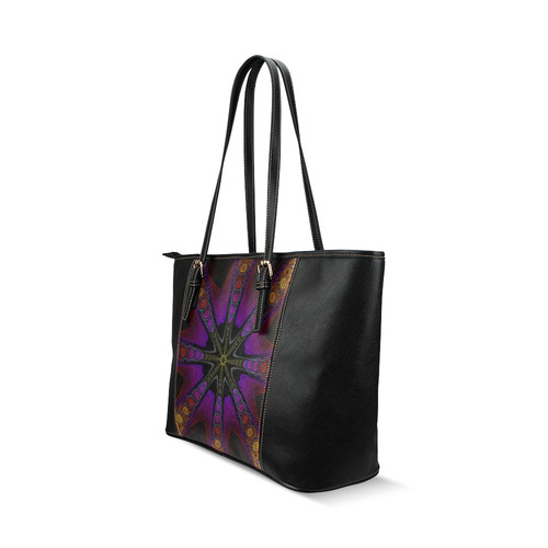 folklore Leather Tote Bag/Small (Model 1640)