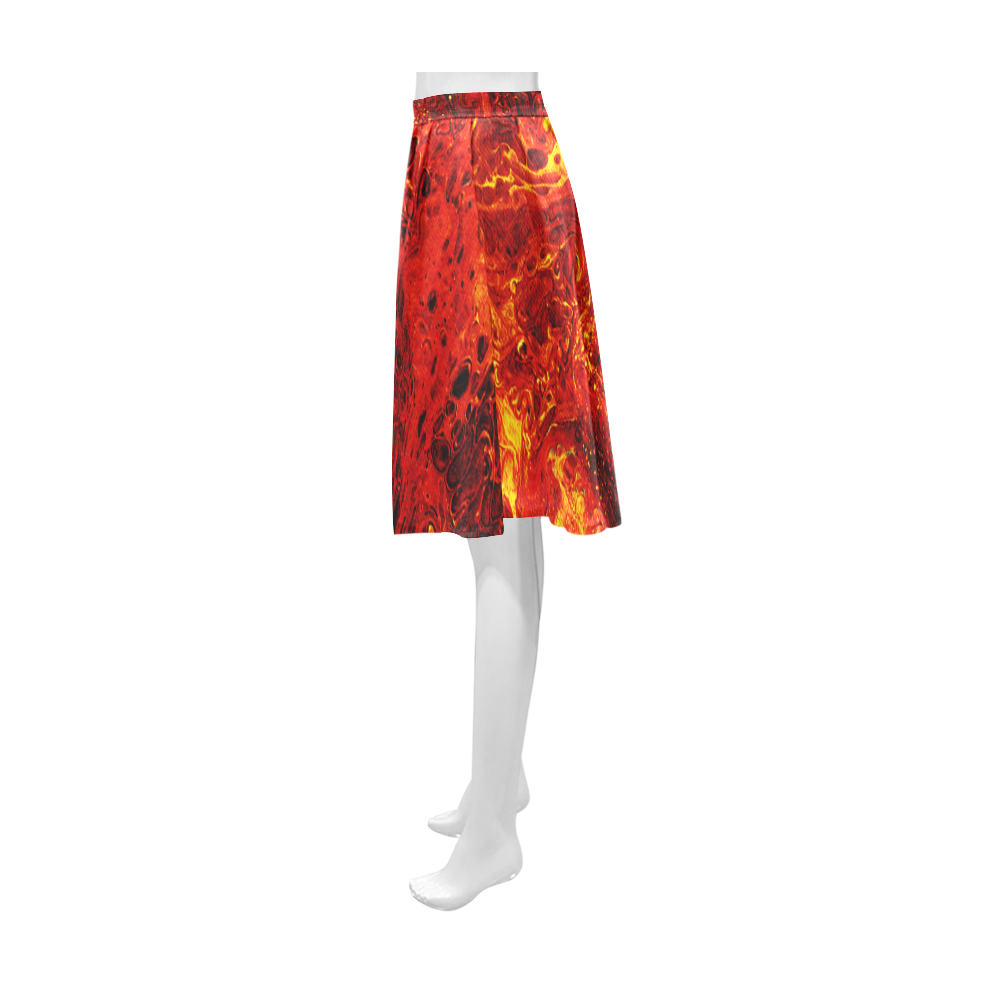 Torched Athena Women's Short Skirt (Model D15)