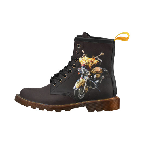 Fantastic Motorcycle High Grade PU Leather Martin Boots For Men Model 402H