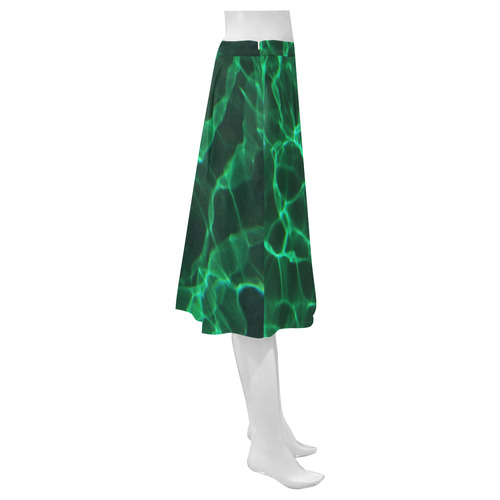 the green dive Mnemosyne Women's Crepe Skirt (Model D16)