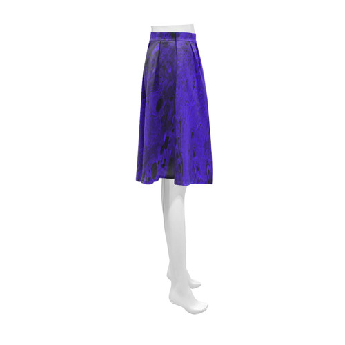 Secret Caves - Ocean Blue Athena Women's Short Skirt (Model D15)