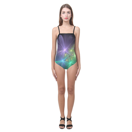 Ethereal Flowers Strap Swimsuit ( Model S05)