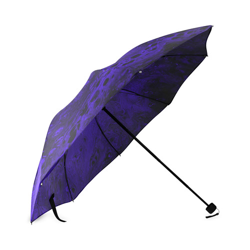 Secret Caves - Ocean Blue Foldable Umbrella (Model U01)