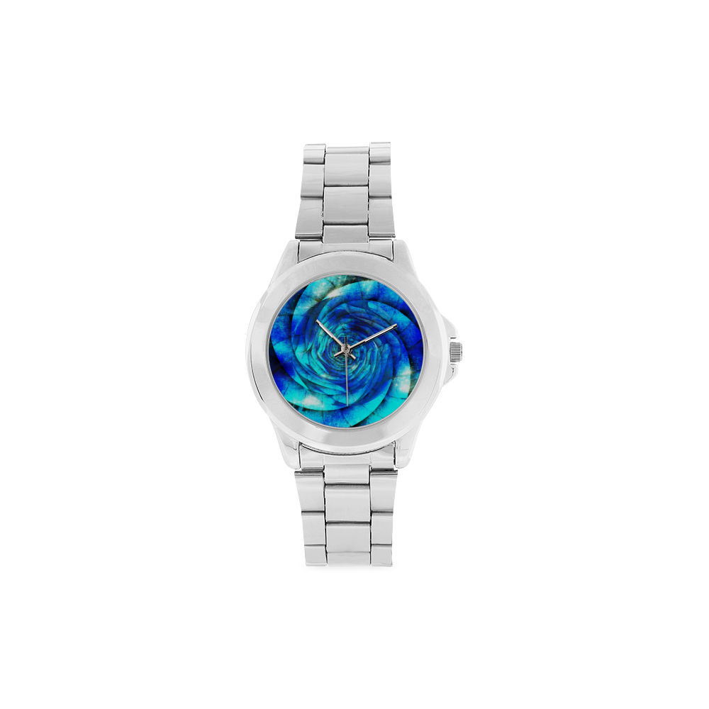 Galaxy Wormhole Spiral 3D - Jera Nour Unisex Stainless Steel Watch(Model 103)