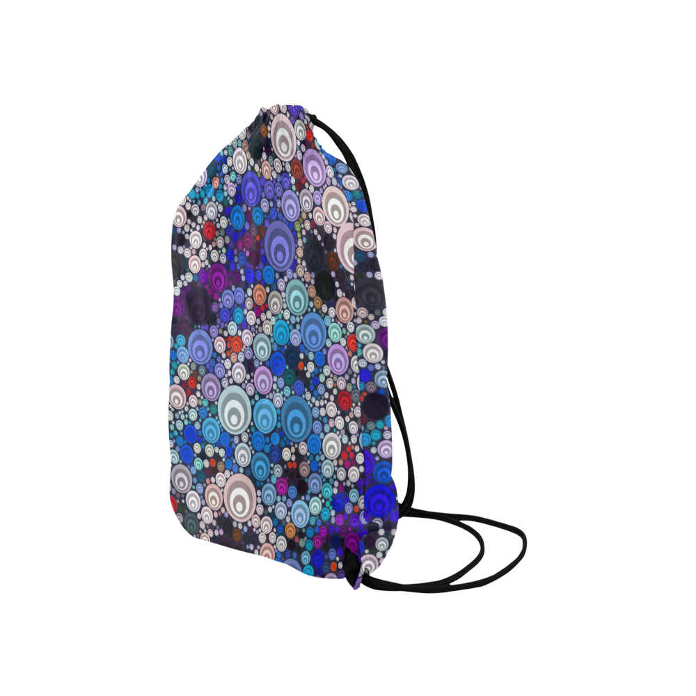 sweet Bubble Fun B by JamColors Small Drawstring Bag Model 1604 (Twin Sides) 11"(W) * 17.7"(H)