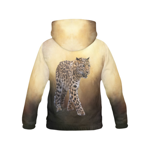 A magnificent painted Amur leopard All Over Print Hoodie for Men (USA Size) (Model H13)