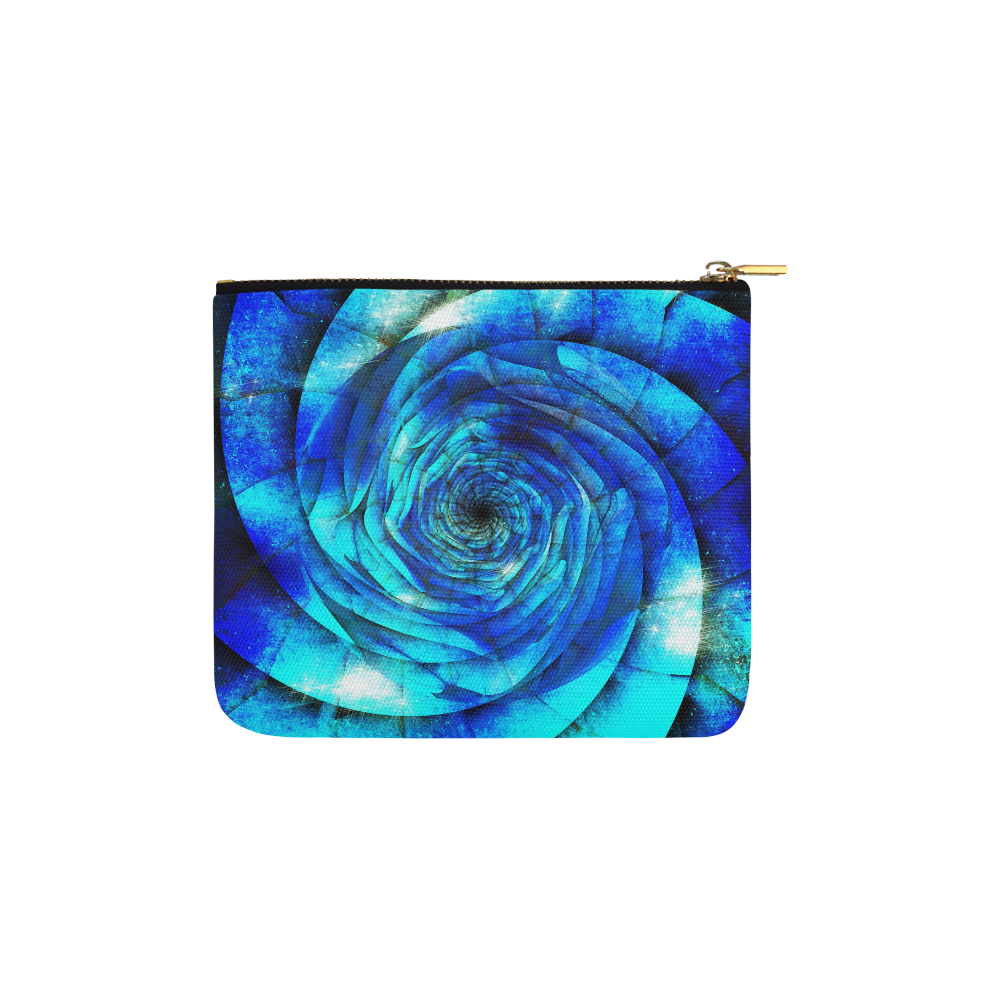 Galaxy Wormhole Spiral 3D - Jera Nour Carry-All Pouch 6''x5''