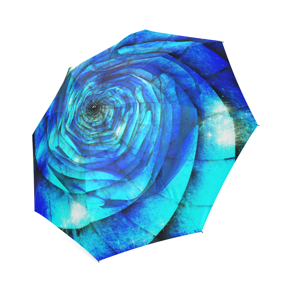 Galaxy Wormhole Spiral 3D - Jera Nour Foldable Umbrella (Model U01)