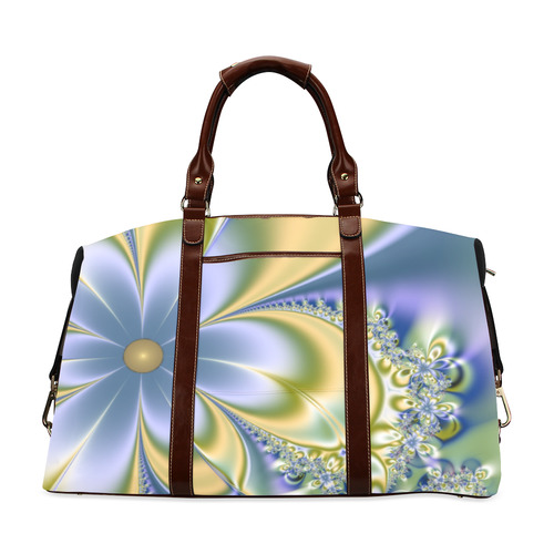 Silky Flowers Classic Travel Bag (Model 1643) Remake