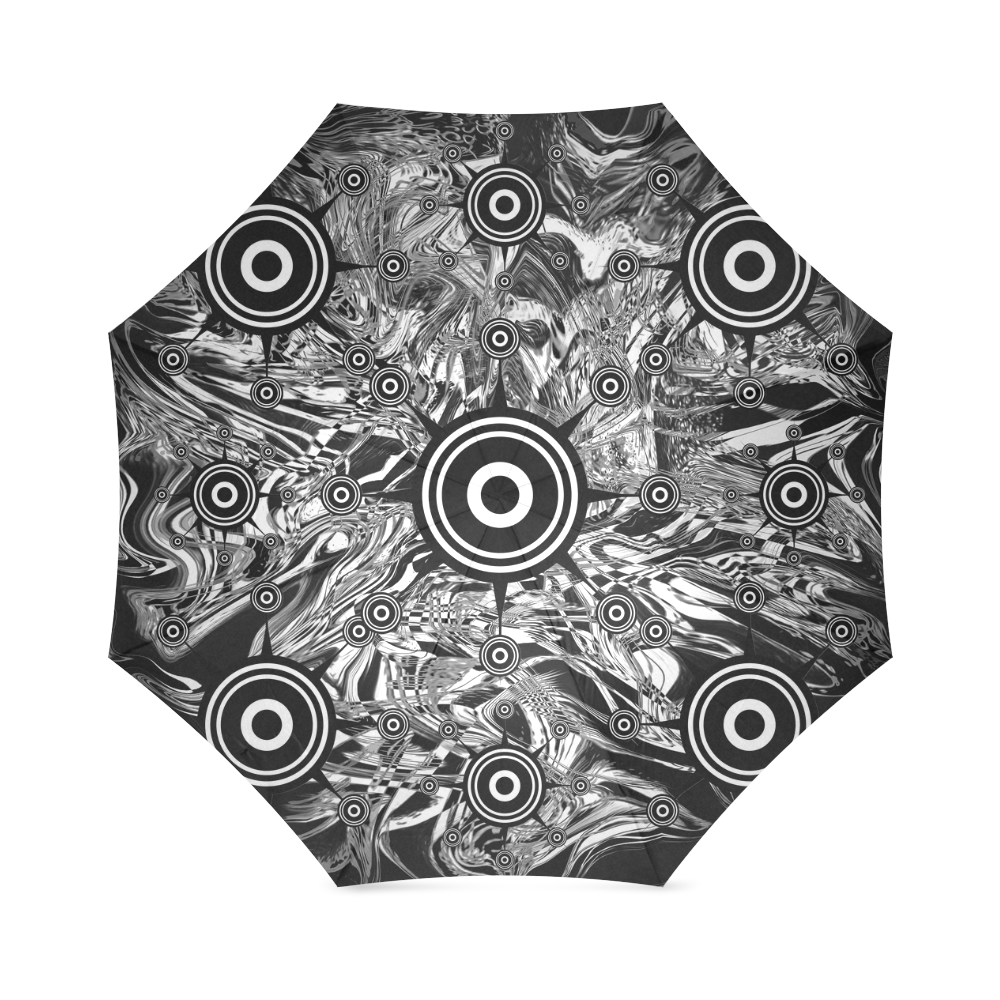 Alien Brain Waves Foldable Umbrella (Model U01)