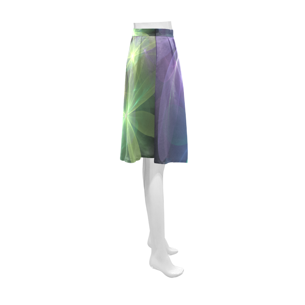 Ethereal Flowers Athena Women's Short Skirt (Model D15)