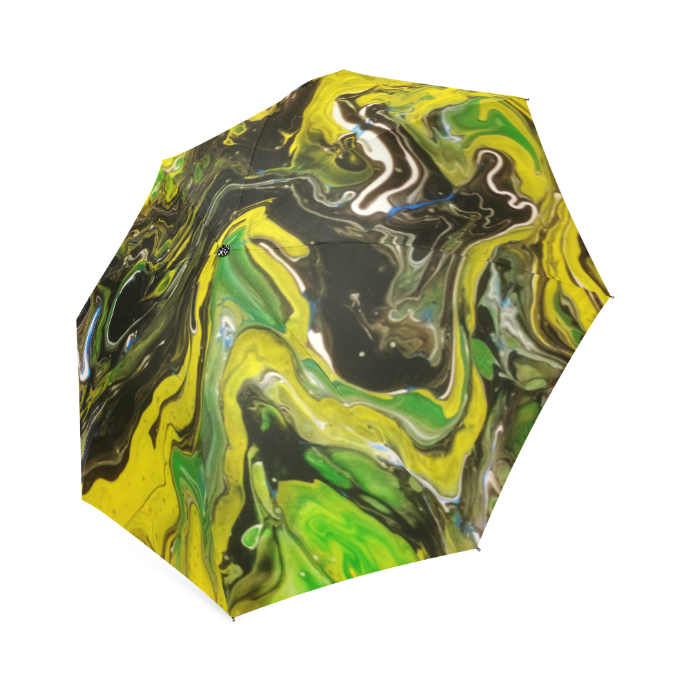 Liquified Rainforest Foldable Umbrella (Model U01)