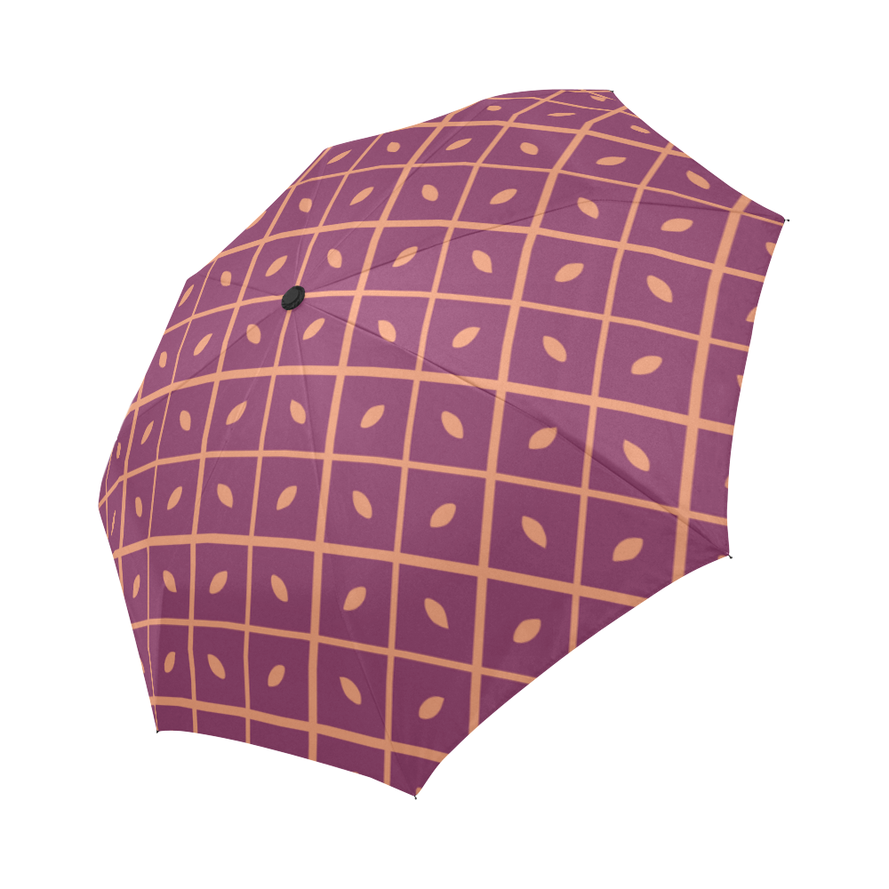 Leaves Pattern Auto-Foldable Umbrella (Model U04)