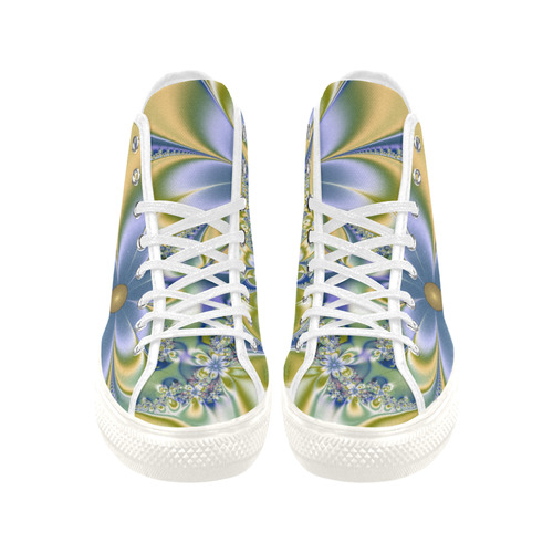 Silky Flowers Vancouver H Women's Canvas Shoes (1013-1)