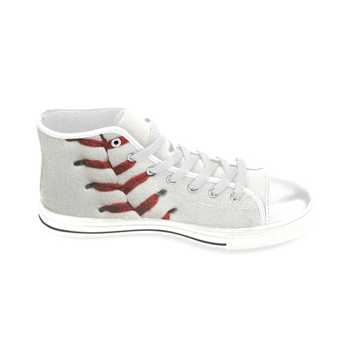 baseball Men’s Classic High Top Canvas Shoes (Model 017)