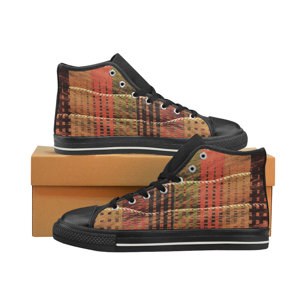 Batik Maharani #6 - Jera Nour Women's Classic High Top Canvas Shoes (Model 017)