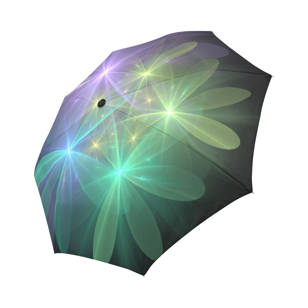 Ethereal Flowers Auto-Foldable Umbrella (Model U04)