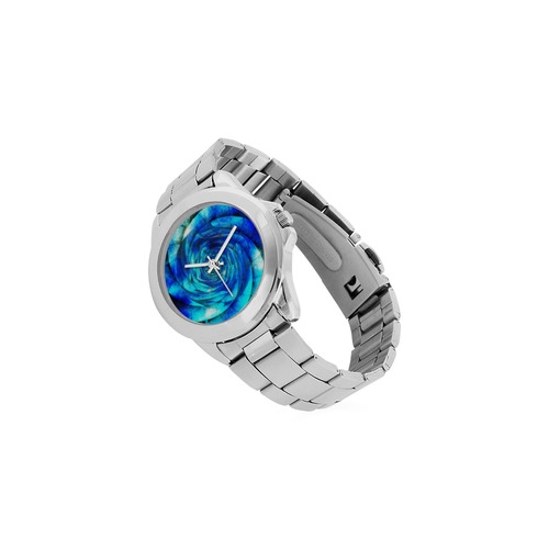 Galaxy Wormhole Spiral 3D - Jera Nour Unisex Stainless Steel Watch(Model 103)