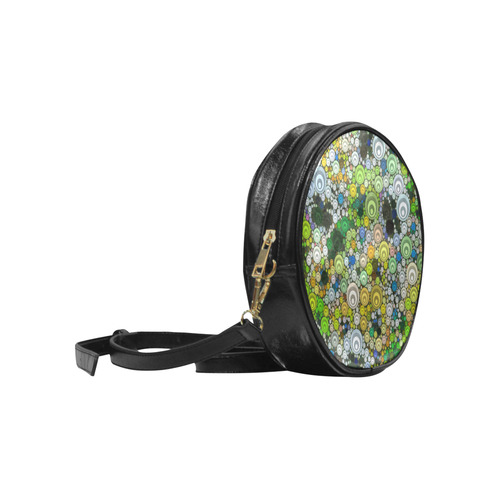 sweet Bubble Fun C by JamColors Round Sling Bag (Model 1647)