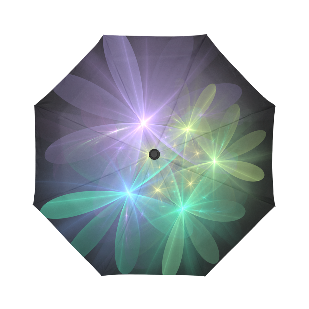 Ethereal Flowers Auto-Foldable Umbrella (Model U04)