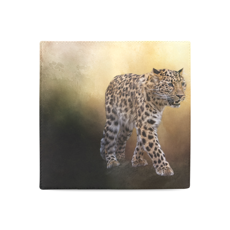 A magnificent painted Amur leopard Women's Leather Wallet (Model 1611)