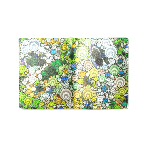 sweet Bubble Fun C by JamColors Men's Leather Wallet (Model 1612)