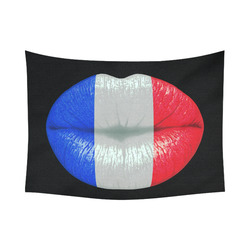 French smooch Cotton Linen Wall Tapestry 80"x 60"