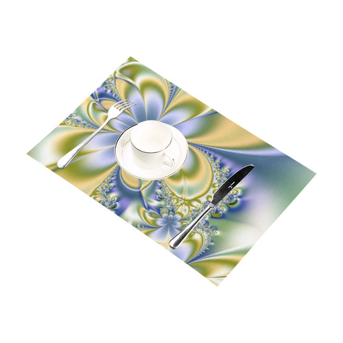 Silky Flowers Placemat 12’’ x 18’’ (Set of 2)